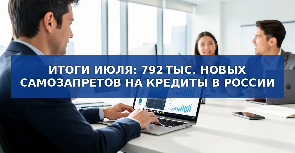 Самозапреты на кредиты в России: итоги июля и их влияние на рынок