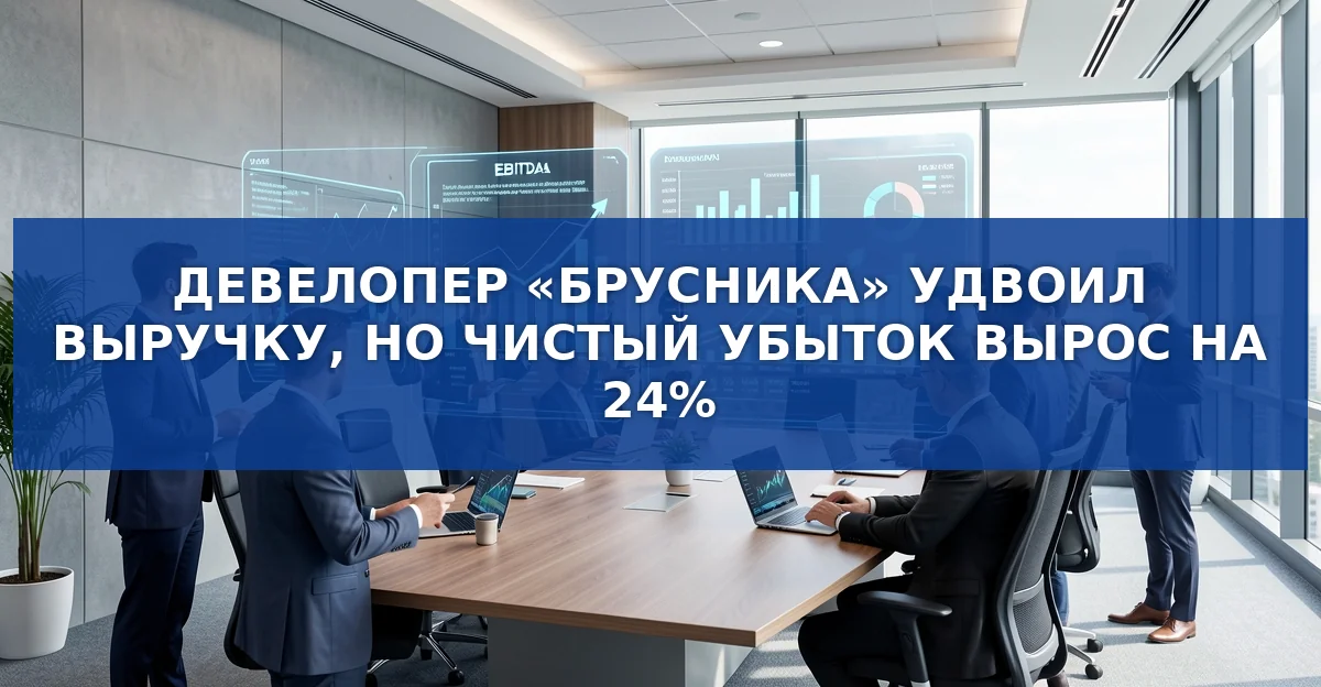 Обложка материала: Финансовый отчёт «Брусники» за первое полугодие 2026 г.: рост выручки при увеличении убытка