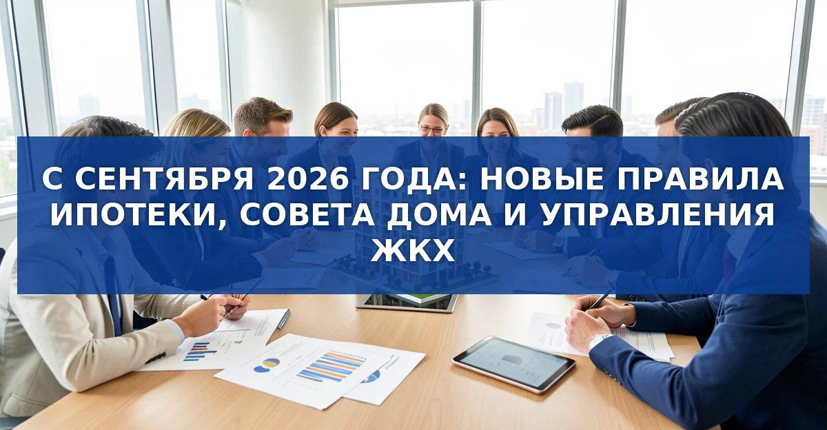 Что изменится в законах о недвижимости и ЖКХ с сентября 2026 года