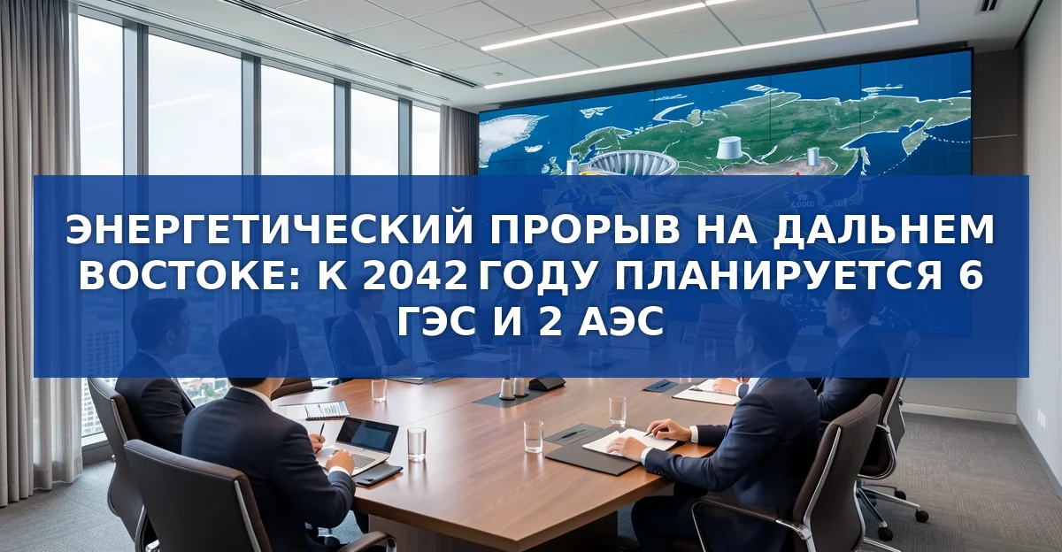 Энергетический прорыв на Дальнем Востоке: новые ГЭС и АЭС до 2042 года