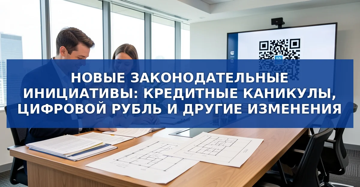 Новые законодательные инициативы: кредитные каникулы, реестр карт и цифровой рубль