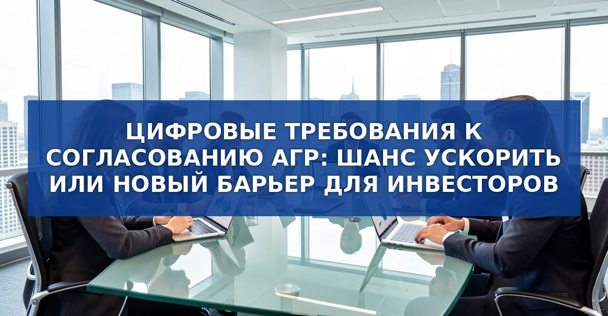 Цифровой АГР в Москве: как новые требования влияют на инвесторов