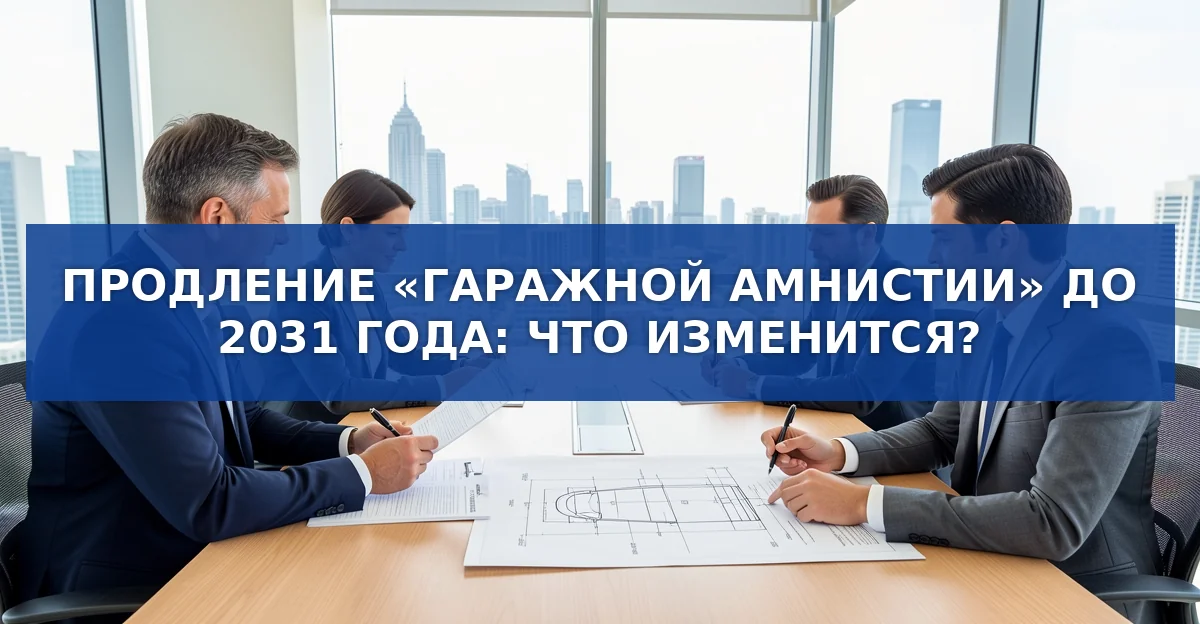 Продление гаражной амнистии до 2031 года: что изменится для владельцев