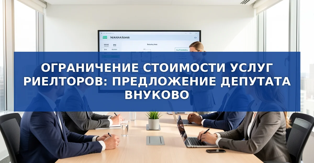 Ограничение стоимости услуг риелторов: новый законопроект в Москве
