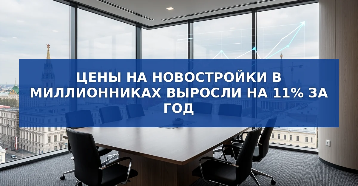 Рост цен на новостройки в крупнейших городах России к августу 2026 года