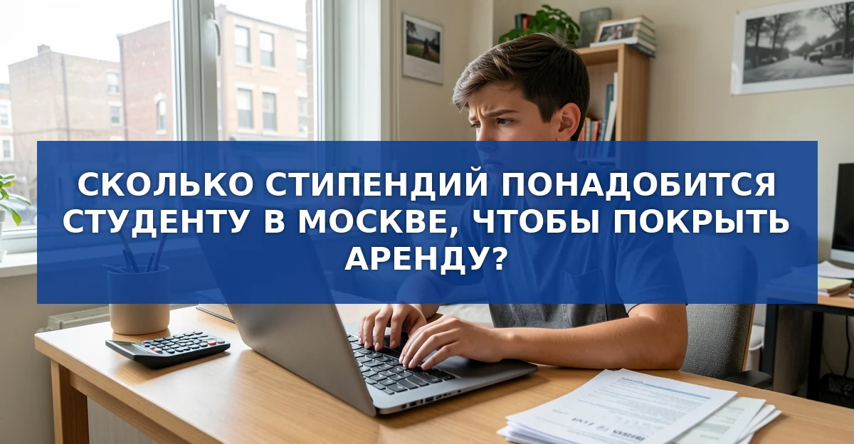 Сколько стипендий нужен студенту в Москве, чтобы оплатить аренду жилья