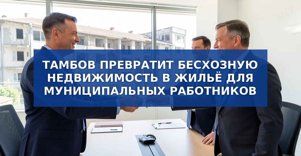 Бесхозные дома в Тамбове: как они станут жильём для муниципальных служащих