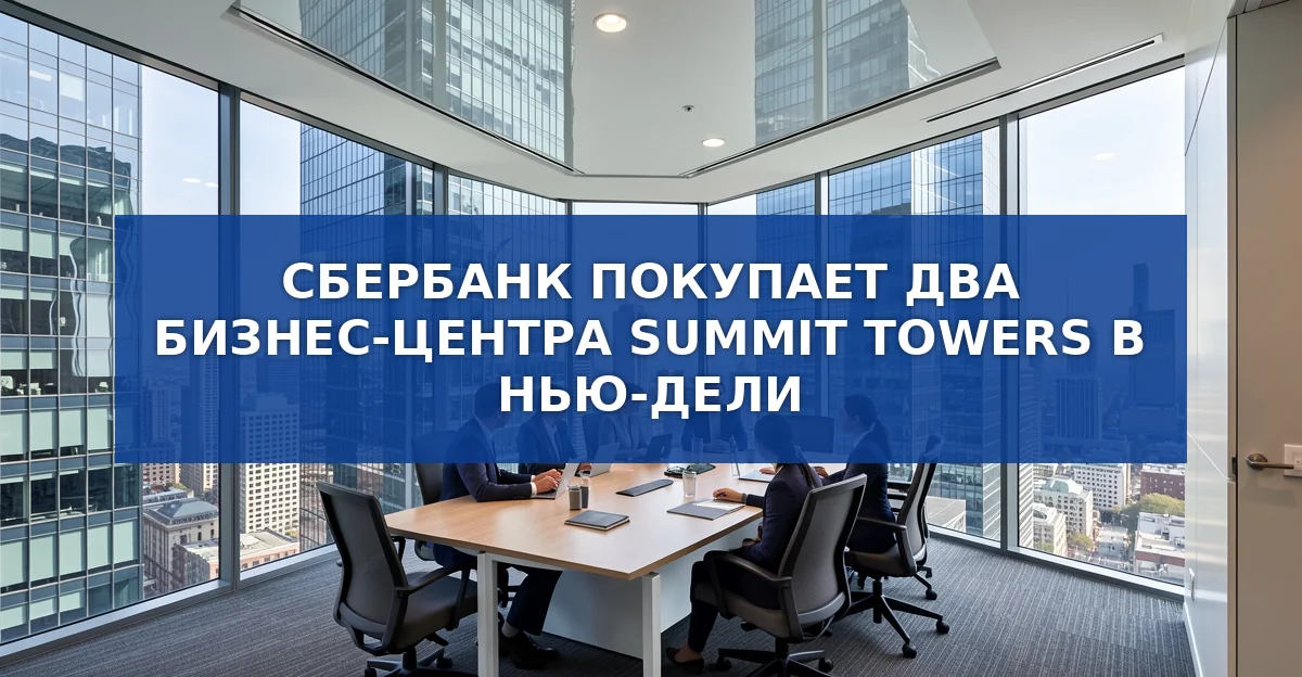 Сбербанк инвестирует в два бизнес‑центра Summit Towers в Нью‑Дели