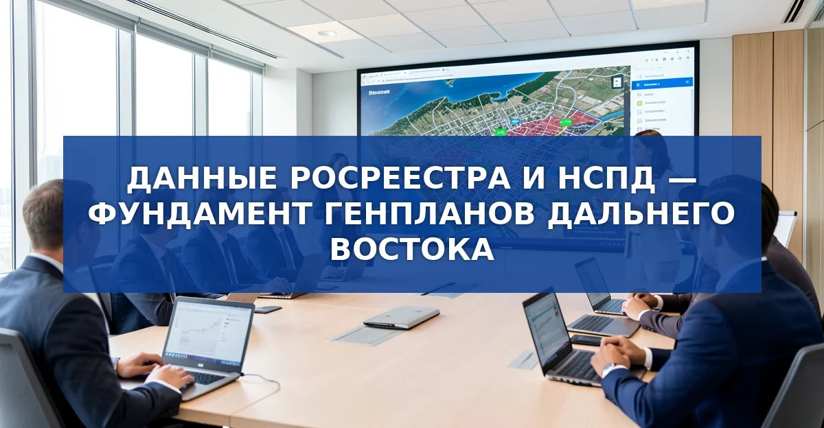 Данные Росреестра и НСПД: фундамент генпланов Дальнего Востока