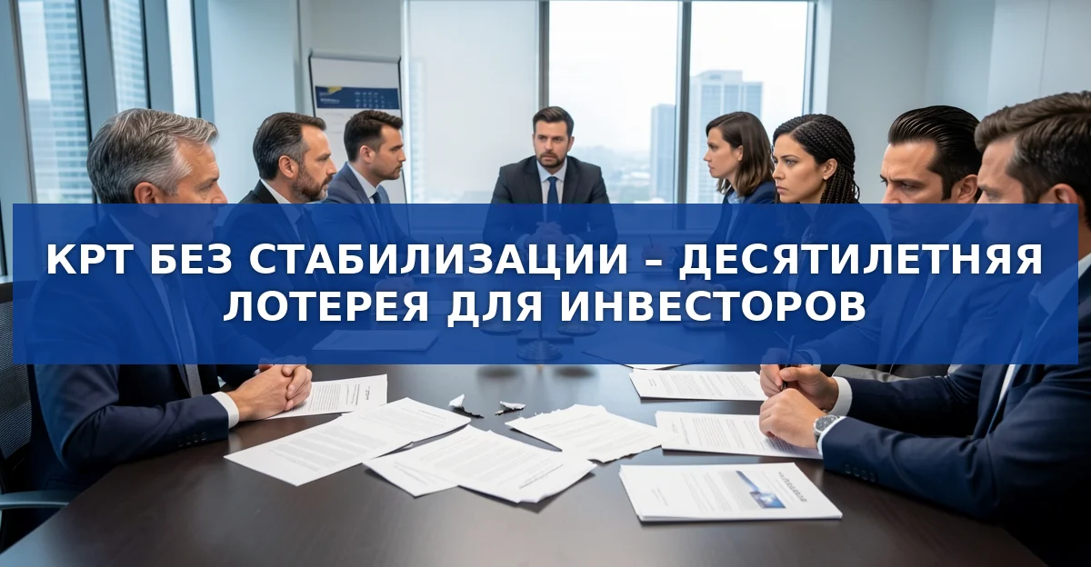 Обложка материала: КРТ без стабилизации: почему проекты превращаются в десятилетнюю лотерею