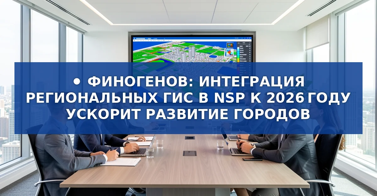 Системное планирование городской среды: почему Россия ускоряет интеграцию ГИС к 2026 году