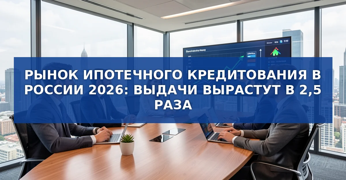 ВТБ прогнозирует рост рыночной ипотеки до 2,4 трлн рублей к 2026 году