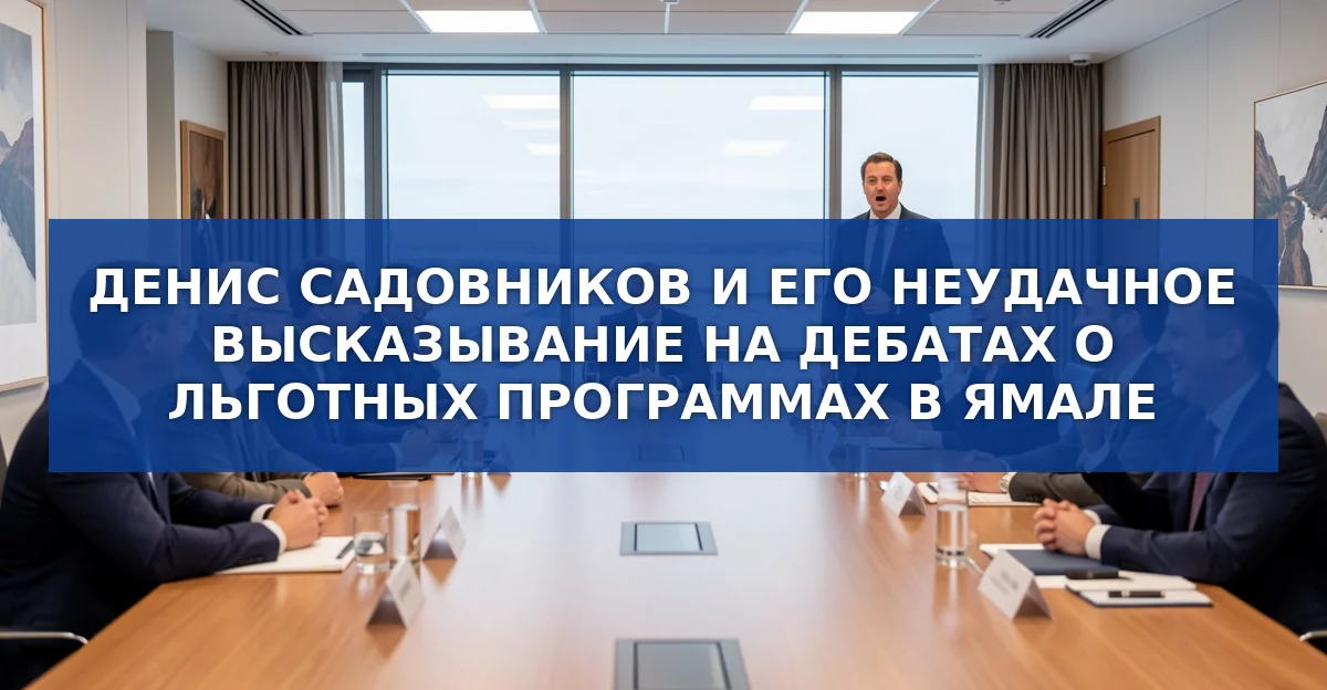 Льготные программы в Ямало‑Ненецком автономном округе: проблемы, реакция и перспективы