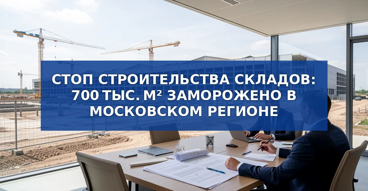Стоп строительства складов в Москве: рынок замер на 700 тысяч м²