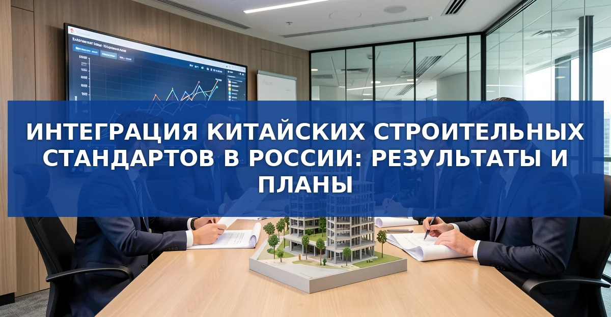 Интеграция китайских строительных стандартов в России: результаты, эффекты и планы до 2030 года