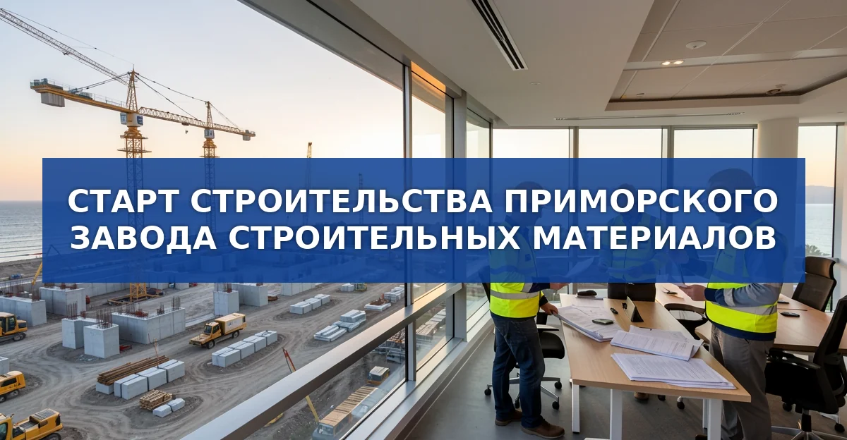 В Приморье стартует строительство завода автоклавного газобетона