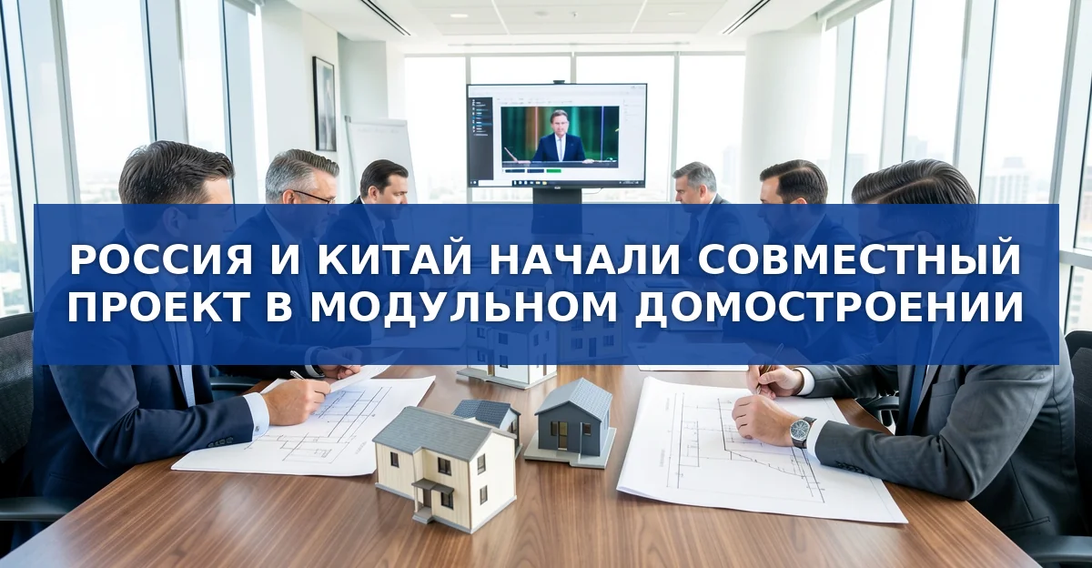 Россия и Китай объединились для масштабного развития модульного домостроения