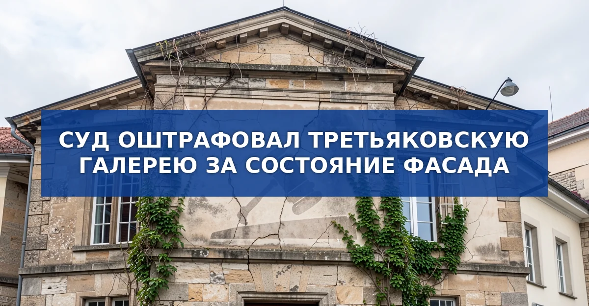 Третьяковскую галерею оштрафовал суд за запущенный фасад