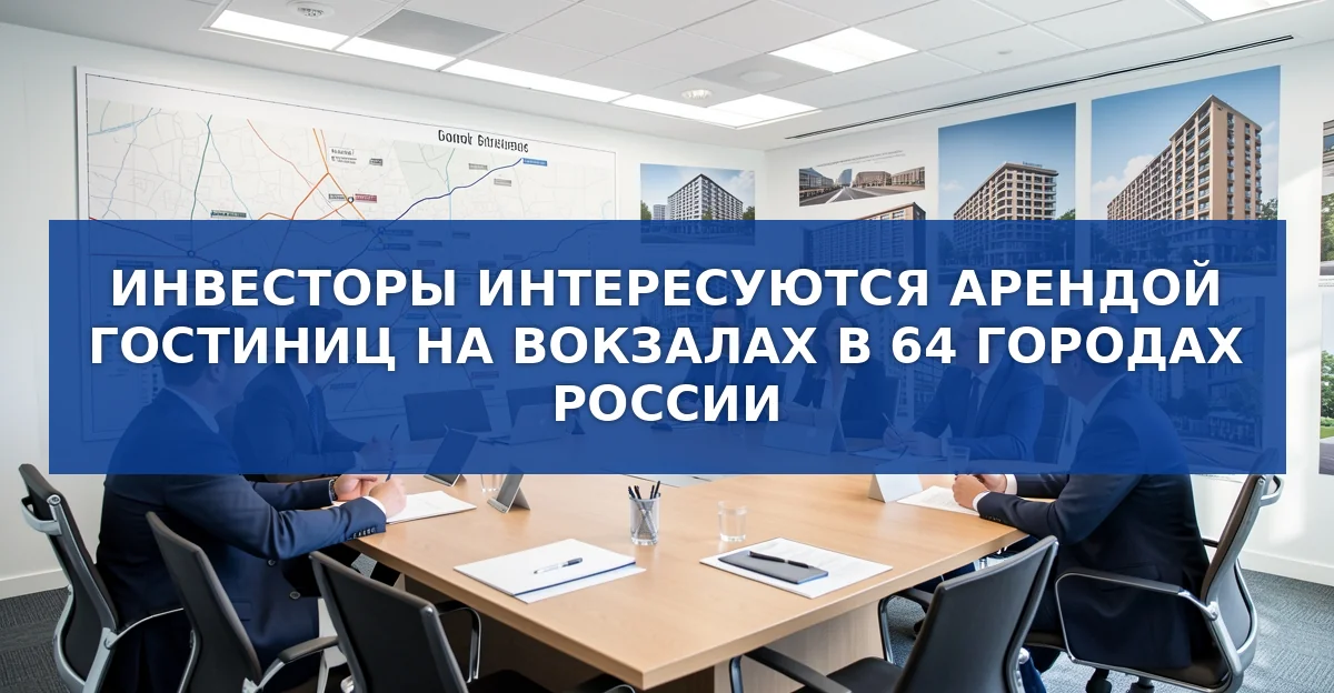 Инвесторы готовы вложиться в гостиницы на железнодорожных вокзалах России