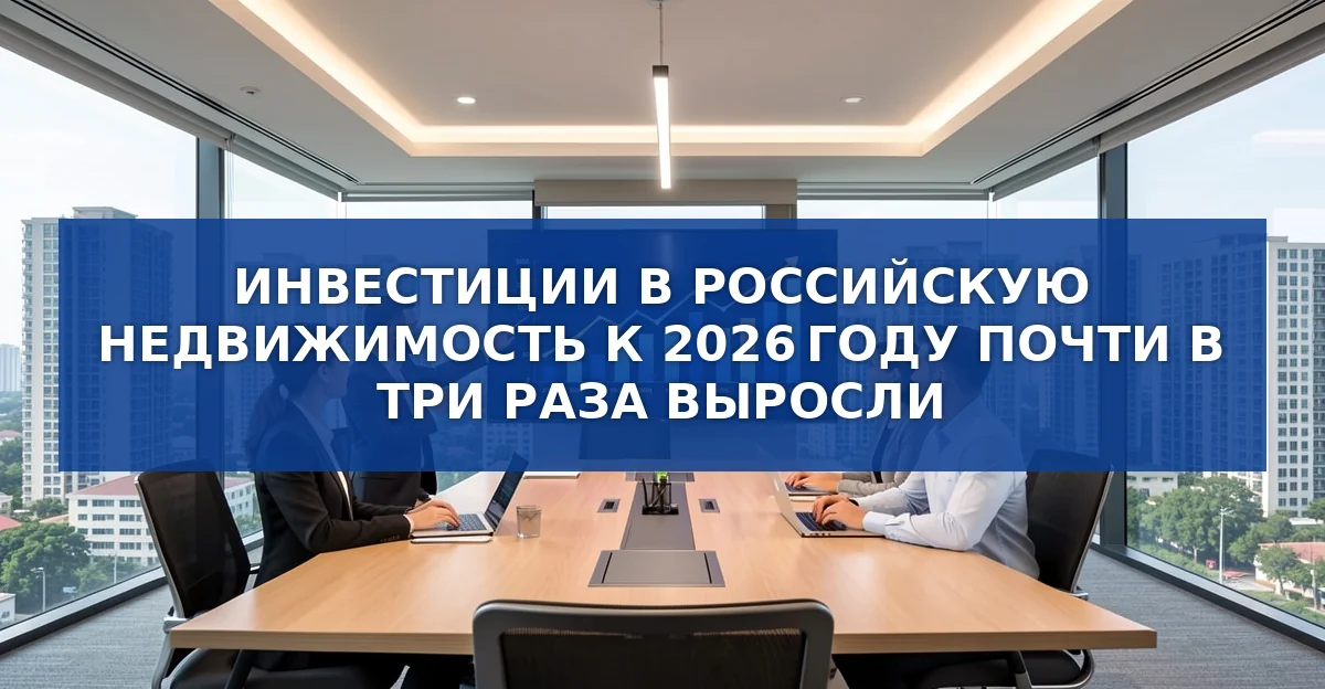 Инвестиции в российскую недвижимость: рост более чем в три раза за десятилетие