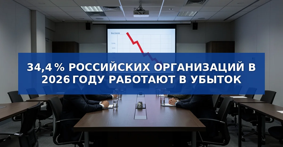 Обложка материала: Убыточность российских компаний растёт: анализ данных за январь‑май 2026 года