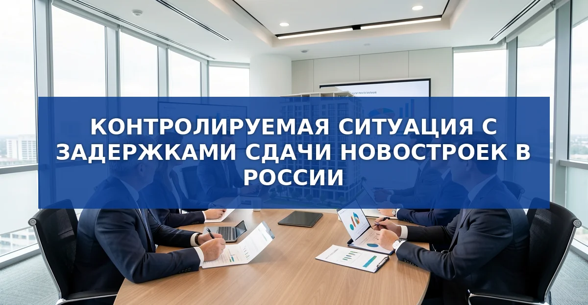 Задержки сдачи новостроек в 2026 году: цифры, причины и государственная реакция