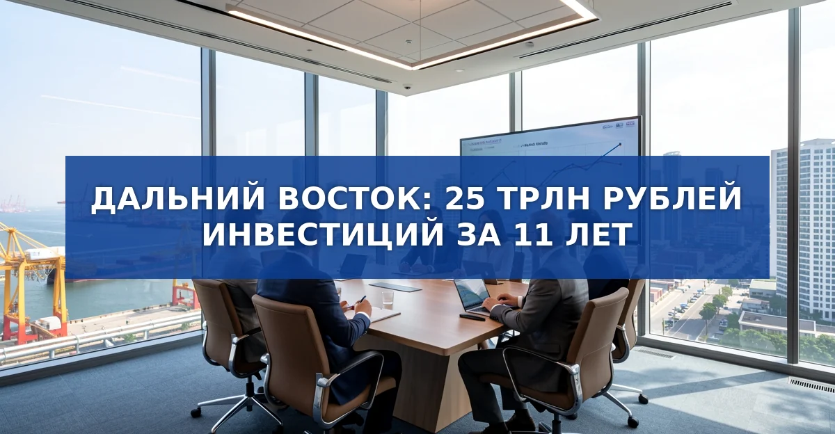Дальний Восток: 25 трлн рублей инвестиций и рост ВРП в три раза за 11 лет