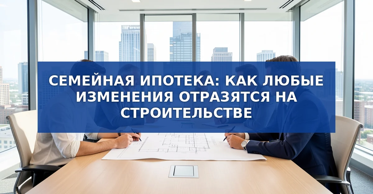 Семейная ипотека 2026: как новые условия могут изменить строительный рынок