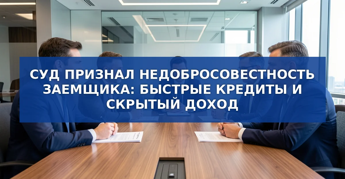 Судебная битва за банкротство: как скрытый доход привёл к отказу в списании долгов
