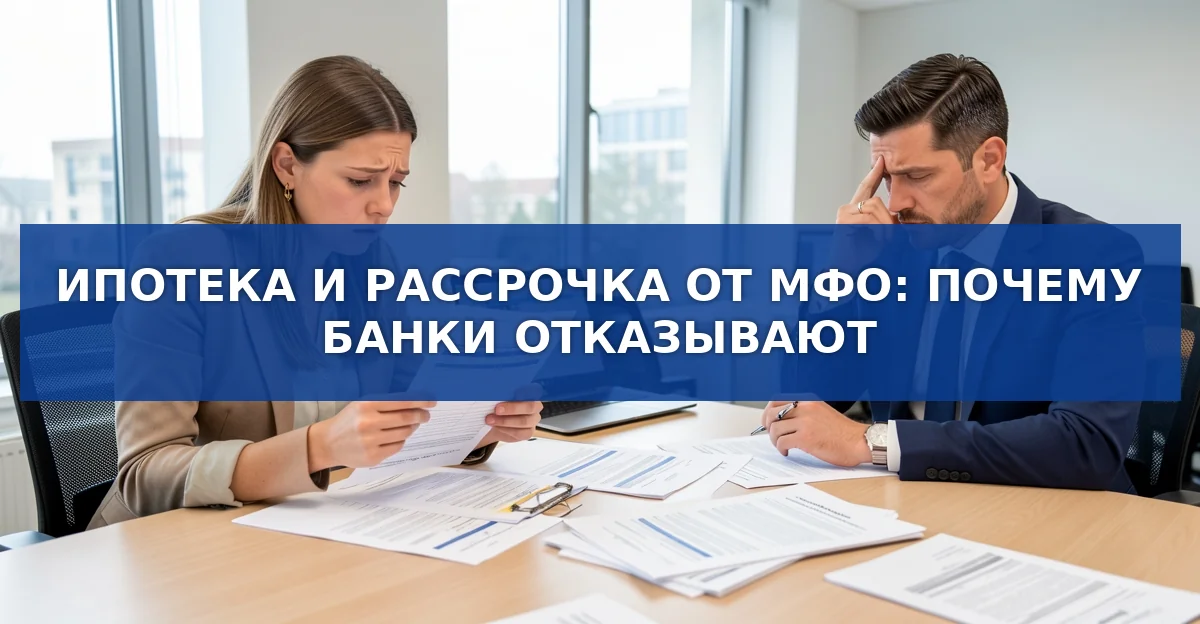 Почему микрозаймы в рассрочку мешают получить ипотеку