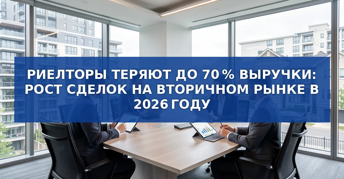 Снижение выручки в новостройках: почему риелторы переходят на вторичный рынок