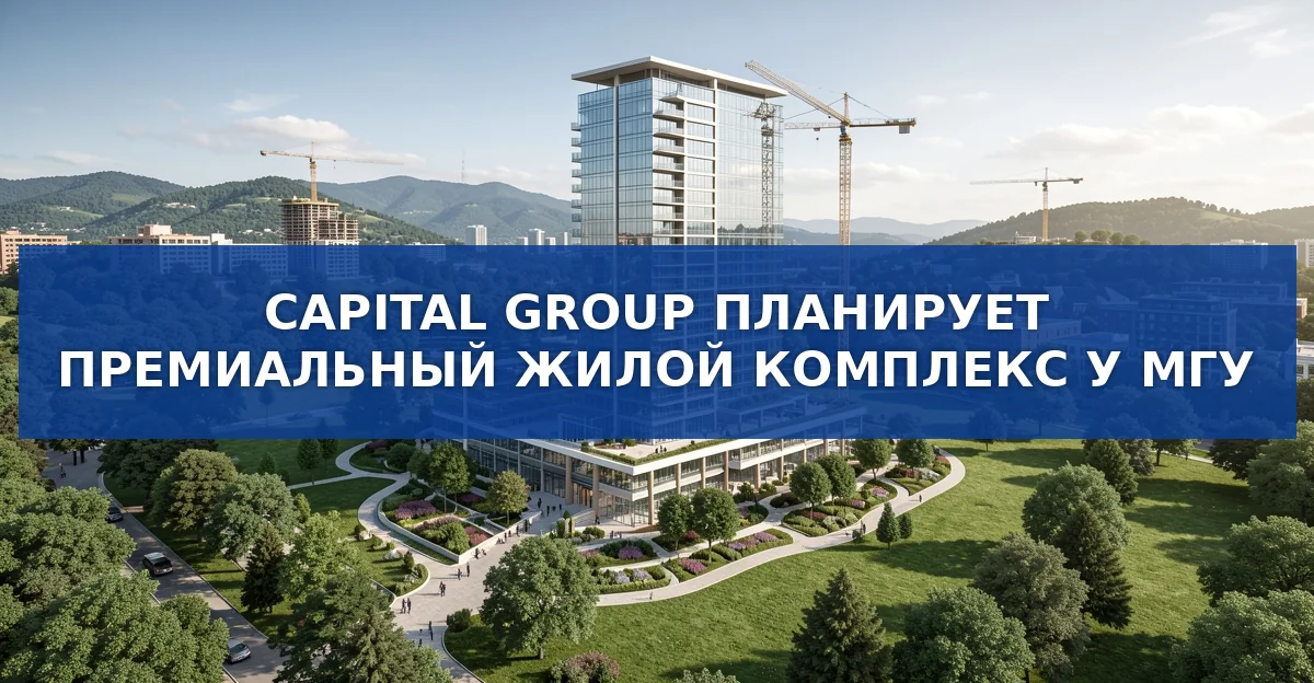Обложка материала: Capital Group готовит премиальный жилой комплекс в Юго‑Западной Москве