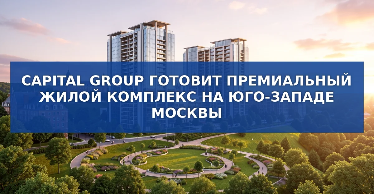 Обложка материала: Capital Group планирует премиальный жилой комплекс у МГУ и Воробьевых гор
