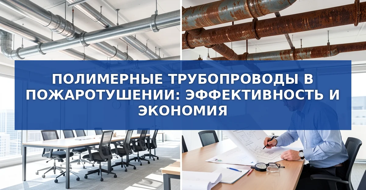Полимерные трубопроводы в системах пожаротушения: преимущества, проблемы и перспективы