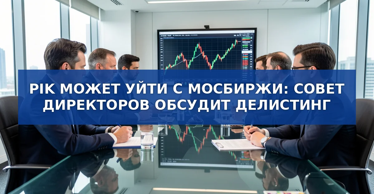 Возможный делистинг акций ПИК с Московской биржи: что ждать инвесторам
