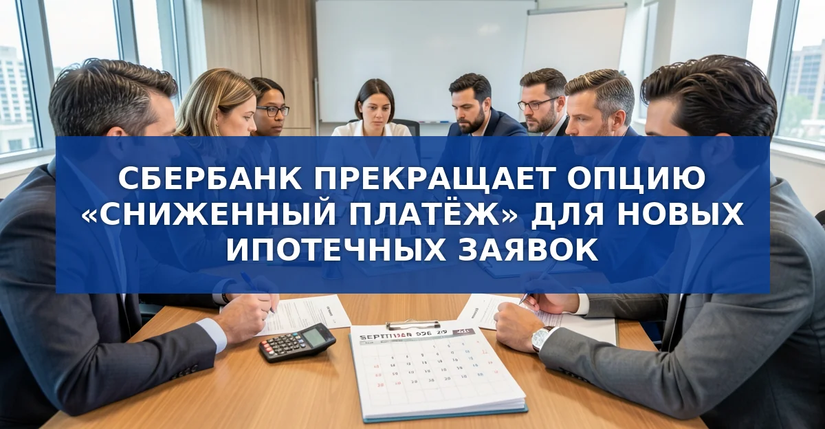 Обложка материала: Сбербанк отменил опцию «Сниженный платёж» в ипотеке: что изменится для клиентов