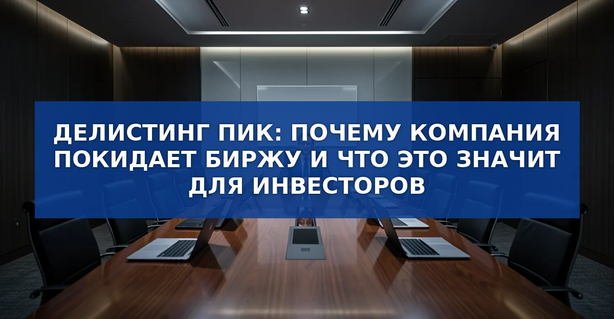 ПИК готовится к делистингу: причины, последствия и взгляд в будущее