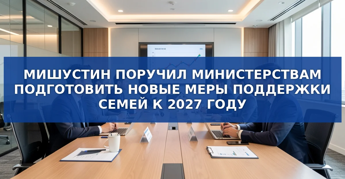 К 2027 году: новые задачи Минтруда, Минздрава и Минфина по поддержке семей