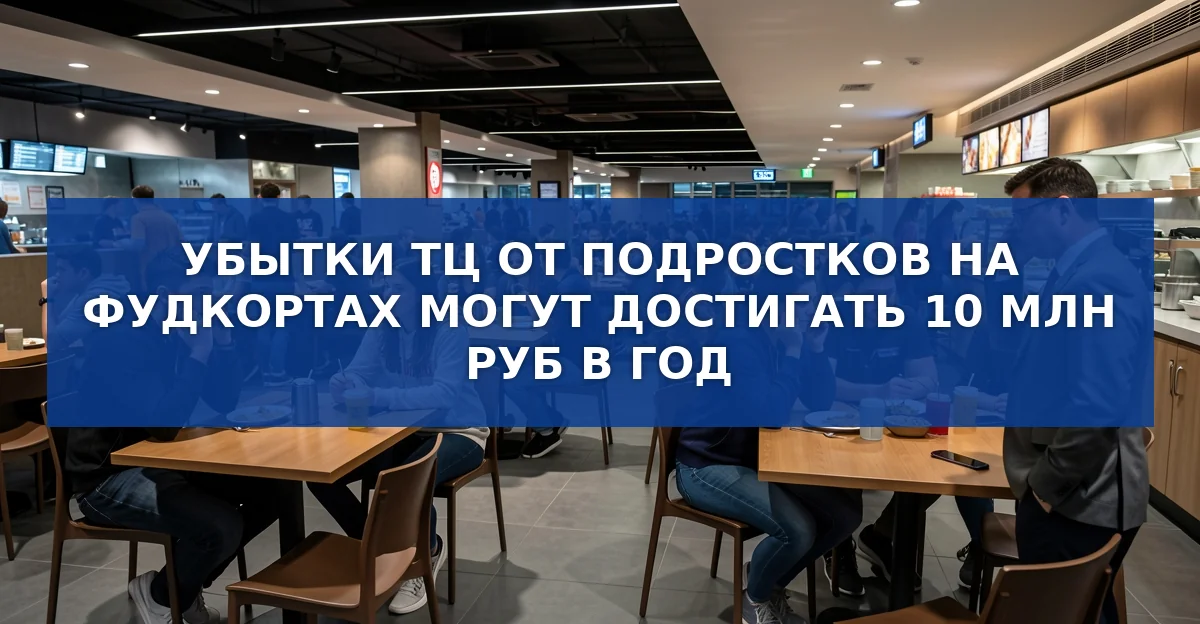 Подростковые компании в фудкортах: скрытый финансовый урон торговым центрам