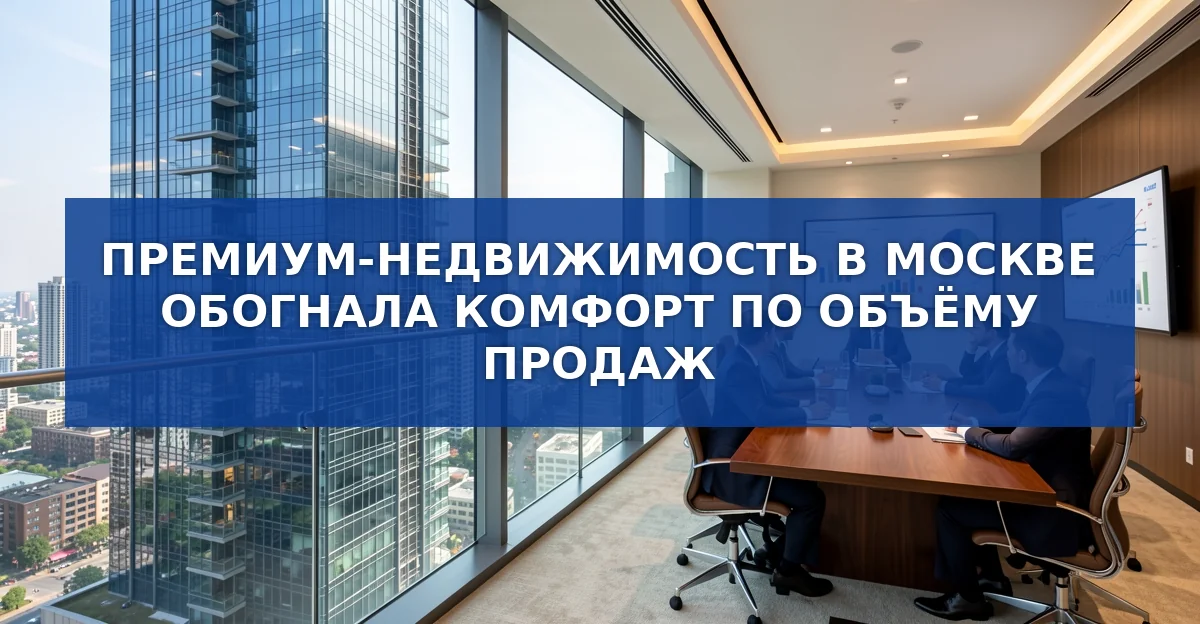 Премиум‑жилье обгоняет комфорт в Москве: новые данные 2026 года