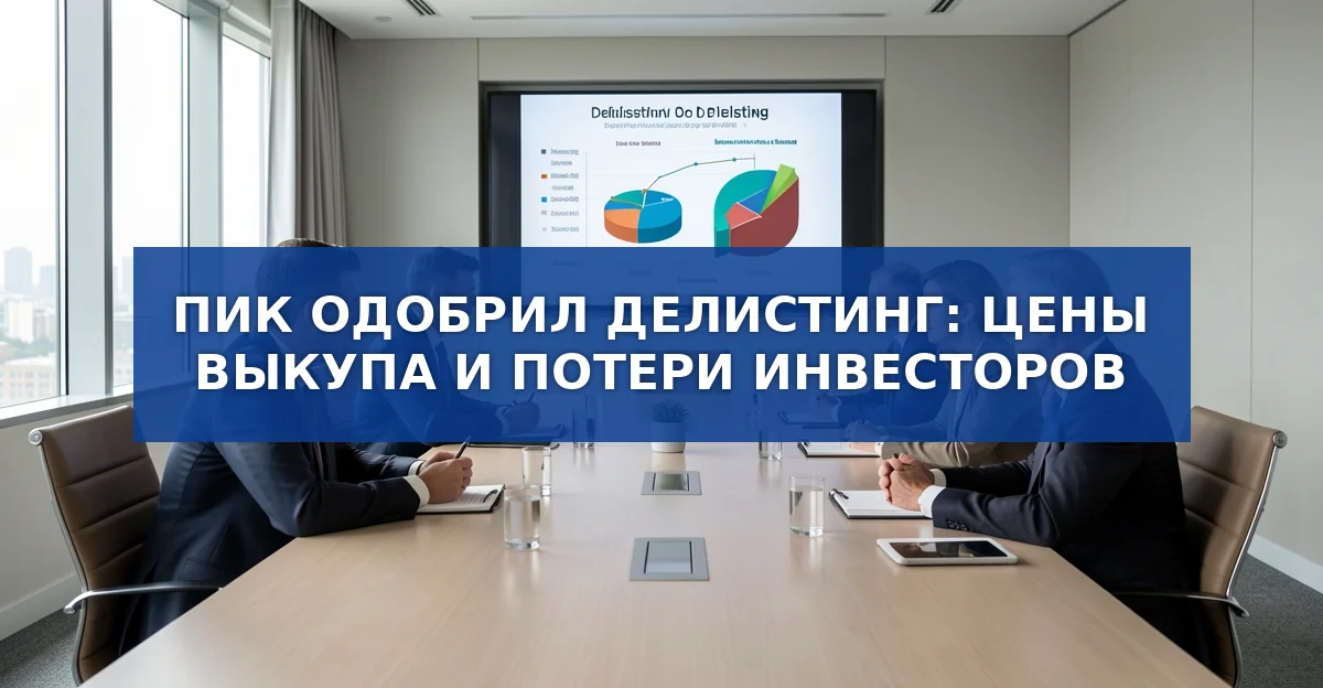 Совет директоров ПИК одобрил делистинг акций: что получили инвесторы