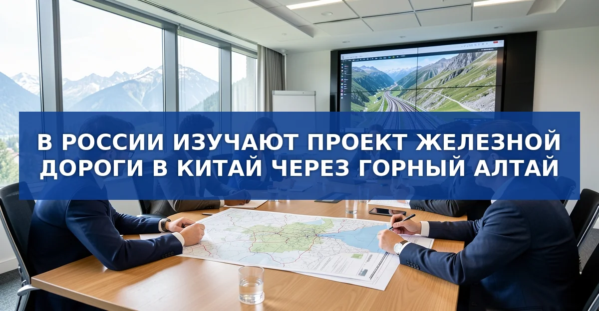 Железная дорога через Горный Алтай: путь к новому транспортному коридору России и Китая