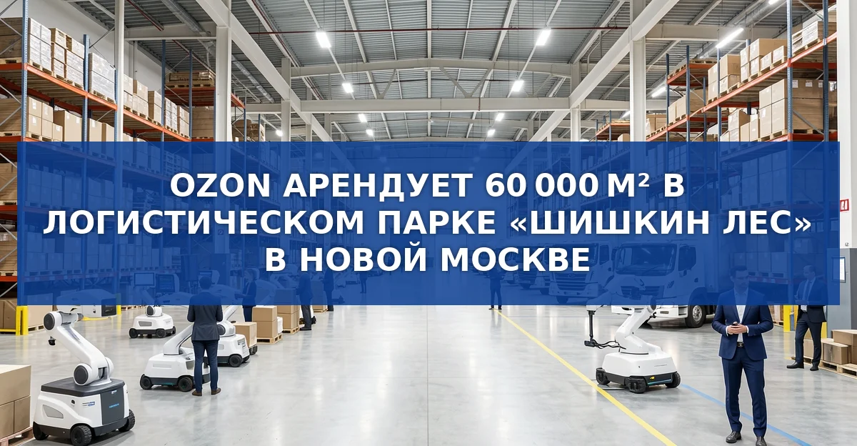 Ozon арендует 60 000 м² в Новой Москве для нового логистического хаба