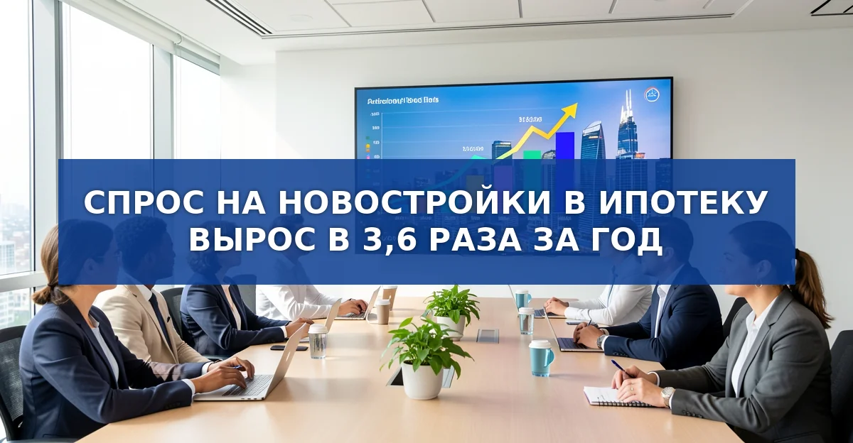 Существенный рост спроса на ипотеку новостроек в 2026 году