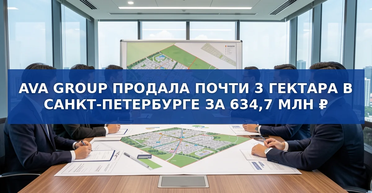 Крупная сделка на петербургском рынке недвижимости: продажа 3‑гектарного участка и планы нового жилого комплекса