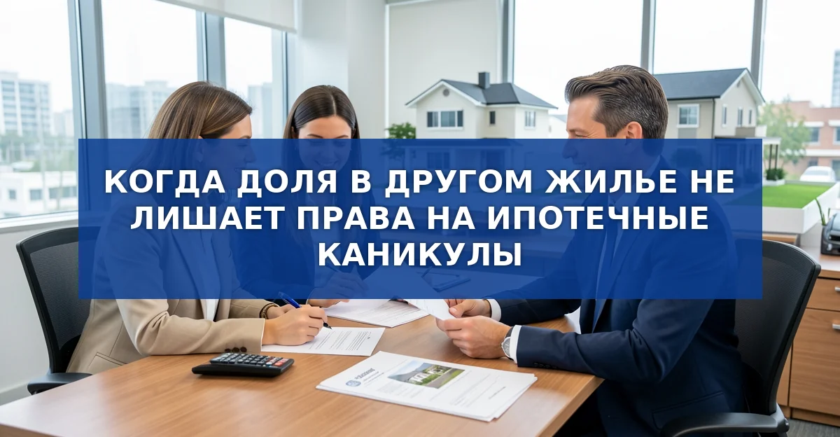 Обложка материала: Ипотечные каникулы: как сохранить статус единственного жилья и получить отсрочку
