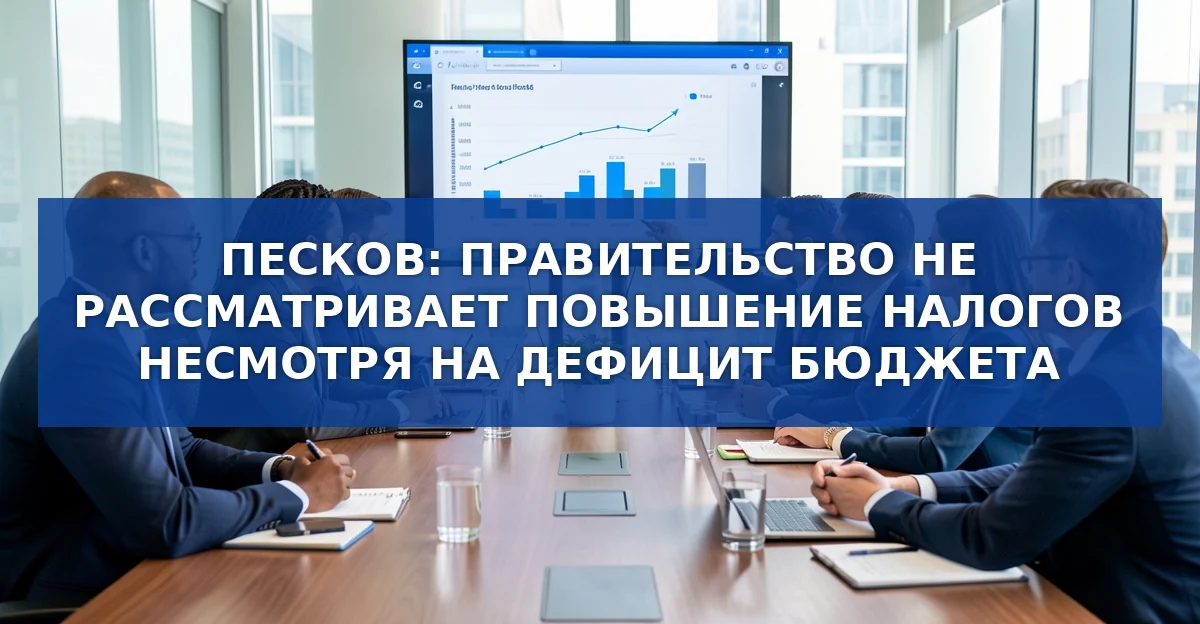 Песков опроверг планы повышения налогов в 2025 году