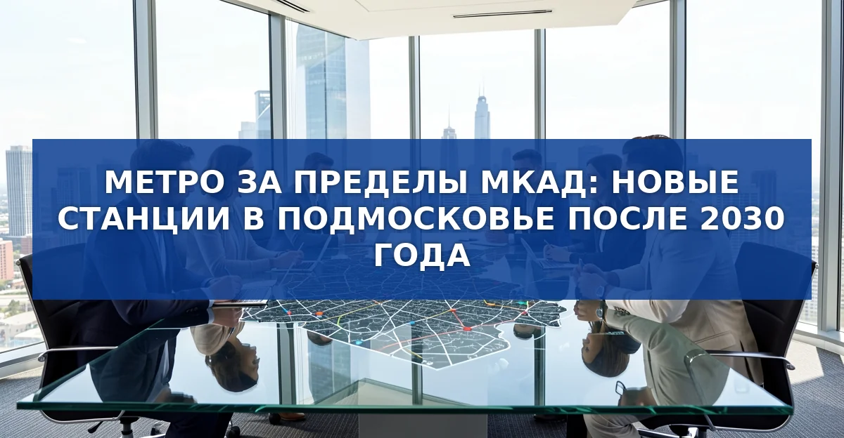 Метро за МКАД: планы расширения сети к 2030 году