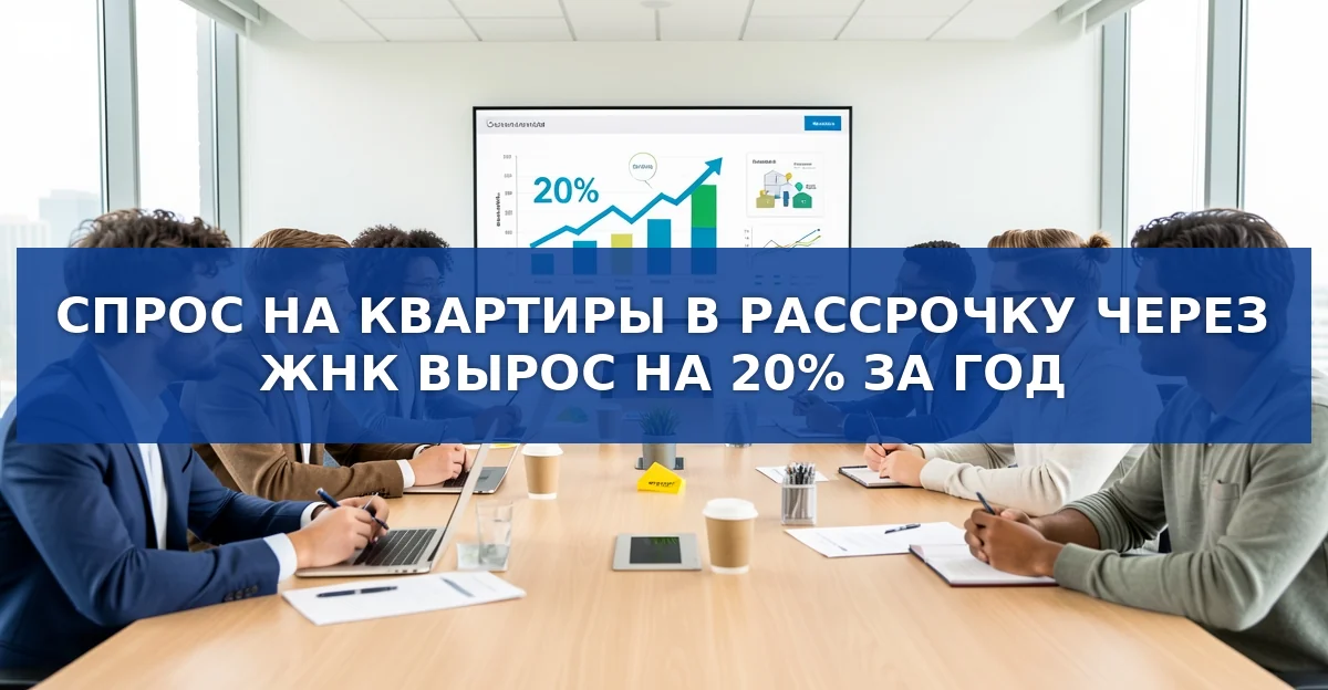 Рассрочка через ЖНК: спрос вырос на 20 % и обязательства достигли 1,6 трлн руб