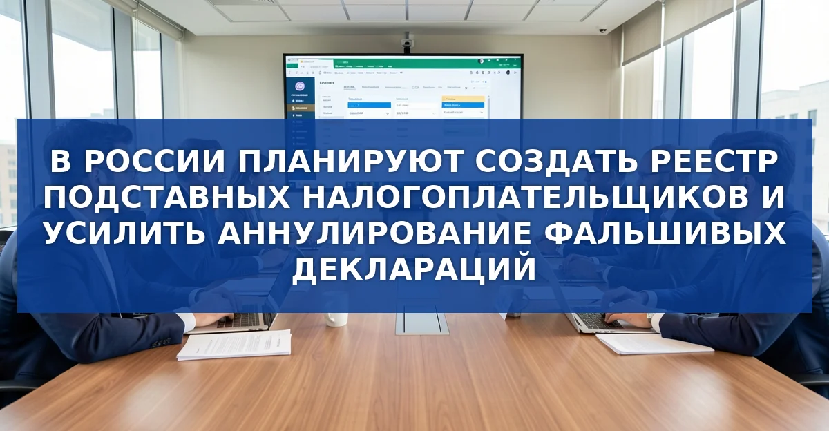 Госинициатива по борьбе с подставными ИП и ООО: реестр, аннулирование деклараций и рост проверок